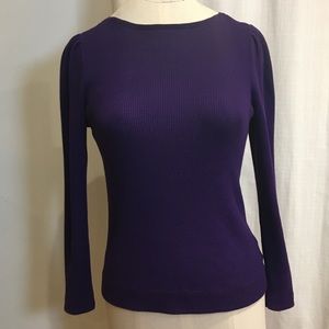 Ralph Lauren Purple Knit Sweater